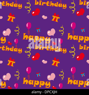 Alles Gute zum Geburtstag-Textur Stockfoto