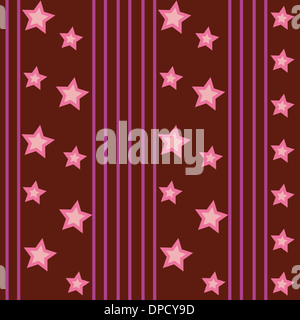 Funky Stars Muster Stockfoto