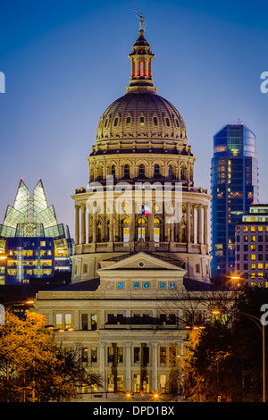 Die Texas State Capitol, in der Innenstadt von Austin, Texas Stockfoto