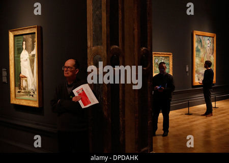 Manet: Darstellung Leben Presse Blick auf die Royal Academy of Arts in London Stockfoto