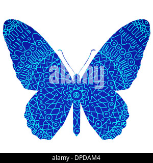 Blauer Schmetterling Stockfoto
