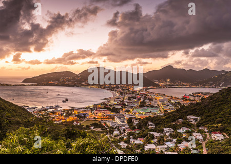 Philipsburg, Sint Maarten in der Karibik. Stockfoto