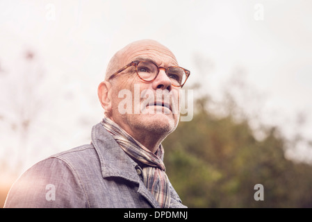 Portrait von älteren Mann Stockfoto