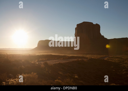 Sonnenaufgang im Monument Valley Navajo, Arizona. USA Stockfoto