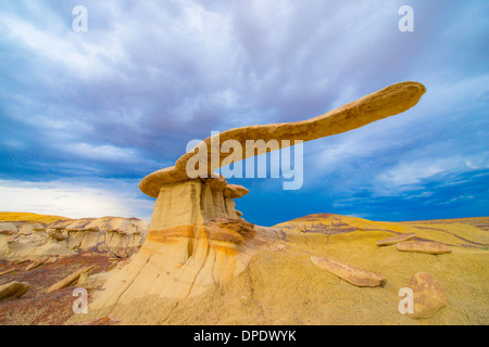 Balanced Rock Zunge im BLM Wildnis New Mexico Stockfoto