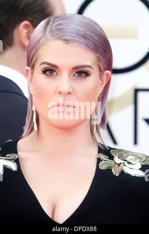 Beverly Hills, CA, USA. 12. Januar 2014. Kelly Osbourne im Ankunftsbereich für 71. Golden Globes Awards - Ankünfte, The Beverly Hilton Hotel, Beverly Hills, CA 12. Januar 2014. Bildnachweis: Charlie Williams/Everett Collection/Alamy Live-Nachrichten Stockfoto