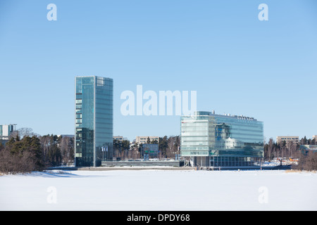 Gebäude in Keilaniemi, Espoo, Finnland Stockfoto