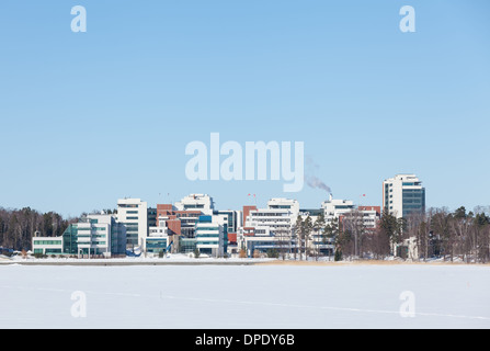 Gebäude in Keilaniemi, Espoo, Finnland Stockfoto