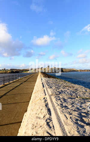 Tynemouth Pier Stockfoto