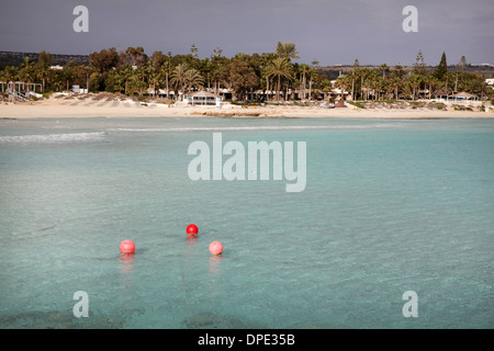 Nissi Beach in Ayia Napa, Zypern Stockfoto