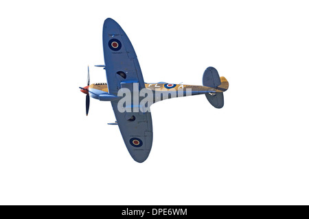 Ausschnitt des Tandem Supermarine Spitfire Trainer - britischen und Alliierten des zweiten Weltkriegs Jagdflugzeug Stockfoto