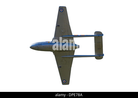 Ausschnitt von de Havilland Vampire Jet Schlachtflugzeug Stockfoto