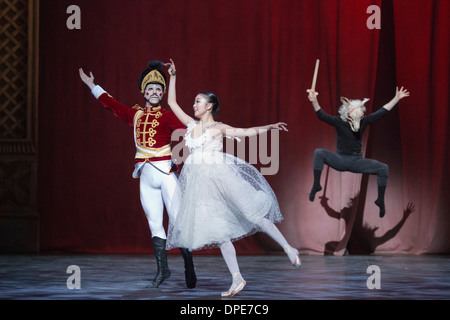 Der Nussknacker, durchgeführt durch das English National Ballet am Kolosseum, London. Probe arbeiten. Stockfoto