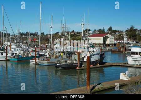 Brookings Hafen entlang der südlichen Küste von Oregon. Oregon, USA Stockfoto