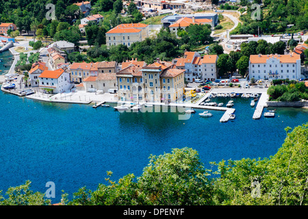 Hafen Bakar bei Rijeka, Crotia. Stockfoto
