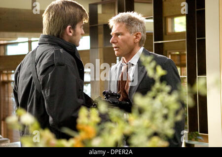 16. Februar 2006 - NIKOLAJ COSTER-WALDAU als Liam und HARRISON FORD als Jack Stanfiel.'' Firewall.''. K46853 (Kredit-Bild: © Globe Photos/ZUMApress.com) Stockfoto