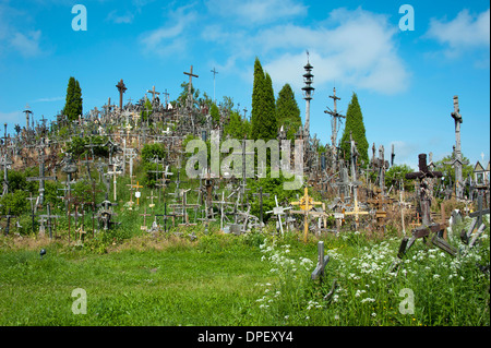 Berg der Kreuze, Šiauliai, Litauen, Baltikum Stockfoto