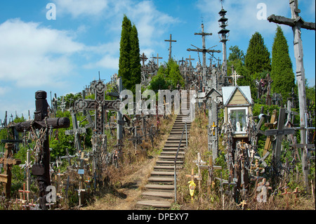 Berg der Kreuze, Šiauliai, Litauen, Baltikum Stockfoto