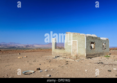 Alten verfallenen Bauernhof, Damaraland, Namibia Stockfoto