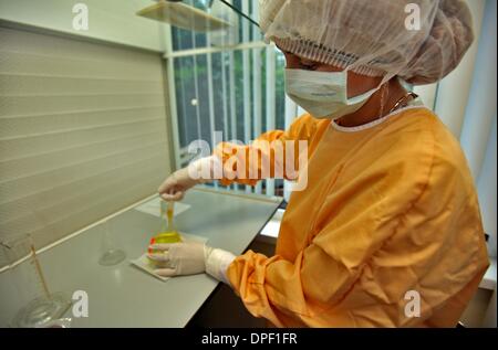 Apotheker sind medizinische Fachkräfte, die die Wissenschaft der Apotheke üben Stockfoto