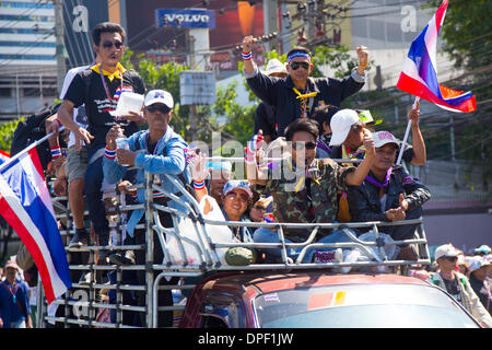 Bangkok, Thailand. 14. Januar 2014. Anti-Regierungs-Demonstranten in Bangkok, Thailand-Credit: Dbimages/Alamy Live-Nachrichten Stockfoto