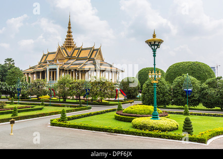 Der Mondschein Pavillon, Königspalast, in die Hauptstadt Phnom Penh, Kambodscha, Asien, Südostasien, Indochina Stockfoto