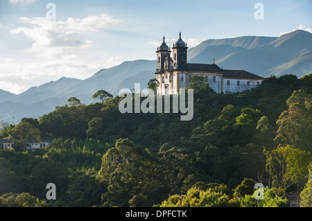 Nossa Senhora Carmo Kirche, Ouro Preto, UNESCO-Weltkulturerbe, MInas Gerais, Brasilien, Südamerika Stockfoto