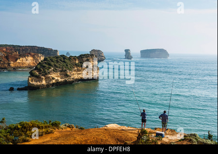 Bay of Islands Felsformationen entlang der Great Ocean Road, Victoria, Australien, Pazifik Stockfoto