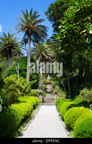 Neptuns Schritte, Klostergarten, Insel Tresco, Isles of Scilly, Vereinigtes Königreich, Europa Stockfoto