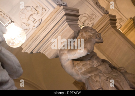 Skulpturen im Innern der Schloss Christiansborg Kopenhagen Dänemark Stockfoto