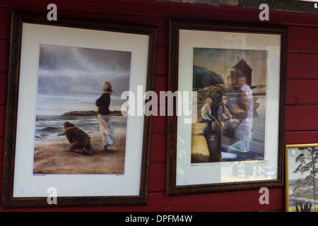 Marktstand mit durcheinander zum Verkauf. Kristiansand, Norwegen Stockfoto