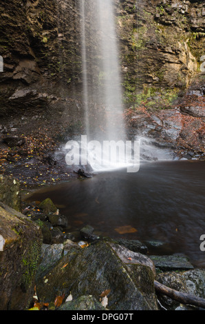 Whitfield Gill Wasserfall in der Nähe von Askrigg in Wensleydale Stockfoto