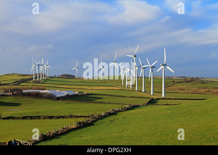 Royd Moor-Windpark in der Nähe von Penistone, South Yorkshire, England, UK. Stockfoto