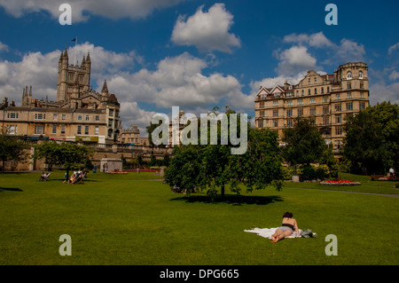 Parade-Gärten in der Stadt Bath Stockfoto