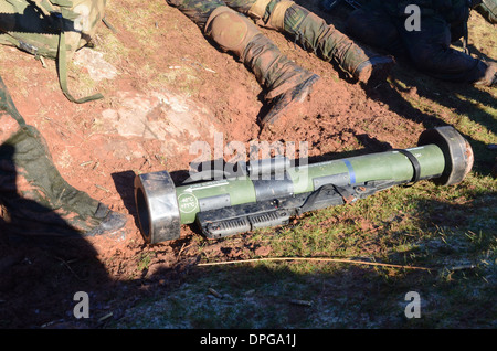 Munition, Munition, Munition, Kugeln, Bomben, Raketen, Raketen, Muscheln,, Munitionskisten, runden, He explosive, britische Armee, Stockfoto