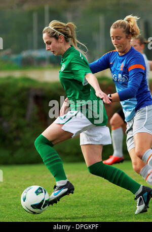 La Manga Club, Spanien. 14. Januar 2014. Frauen Friendly International. Irland / Niederlande. Julie-Ann Russell-Irland Credit: Tony Henshaw/Alamy Live-Nachrichten Stockfoto