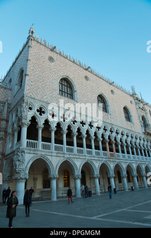 Palazzo Ducale in Piazzetta Platz San Marco Viertel Venedig Veneto Italien Europa Stockfoto