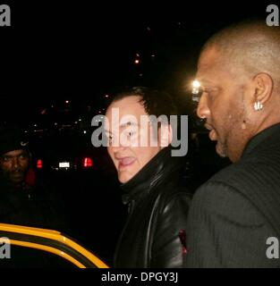 2. April 2006 - New York, New York, USA - CELEBRITIES(?) UNTERWEGS. IN DER INNENSTADT 02.04.2007.       2007.QUENTIN TARANTINO. K52443RM (Kredit-Bild: © Rick Mackler/Globe Photos/ZUMAPRESS.com) Stockfoto