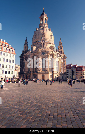 Der Frauenkirche - Dresden - Deutschland Stockfoto