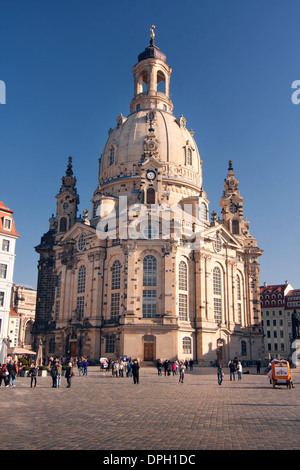 Der Frauenkirche - Dresden - Deutschland Stockfoto