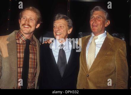 7. Juni 2006 - Hollywood, Kalifornien, USA - RON HOWARD mit DON KNOTTS und ANDY GRIFFITH 1984. # 13087. (Kredit-Bild: © Phil Roach/Globe Photos/ZUMAPRESS.com) Stockfoto