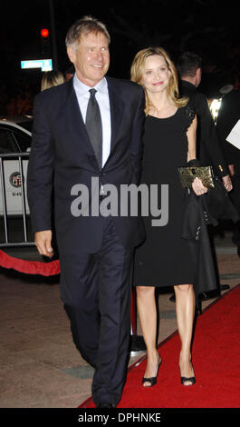 6. Oktober 2006 - Hollywood, Kalifornien, USA - BEVERLY HILLS, CA 6. Oktober 2006 (SSI) --. Schauspieler Harrison Ford und Calista Flockhart während des Jules Verne Adventure Filmfestivals und Ausstellungen, Schauspielerin im Shrine Auditorium, am 6. Oktober 2006, in Los Angeles statt.  -K50149MGE(Credit Image: © Michael Germana/Globe Photos/ZUMAPRESS.com) Stockfoto
