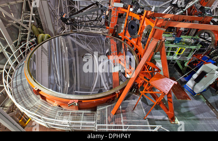 8,4 m optischer Spiegel „LBT“, Mt. Graham, Arizona. Stockfoto