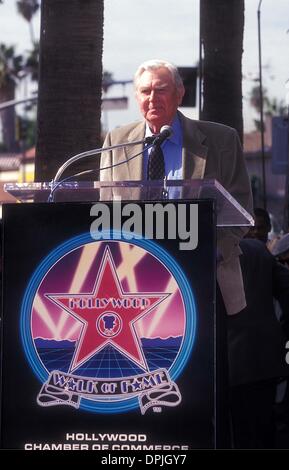 18. April 2006 - ANDY GRIFFITH am DON KNOTTS Stern auf dem HOLLYWOOD WALK OF FAME IN LOS ANGELES 01-19-2000.K17432MR. Mailand-RYBA (Kredit-Bild: © Globe Photos/ZUMAPRESS.com) Stockfoto