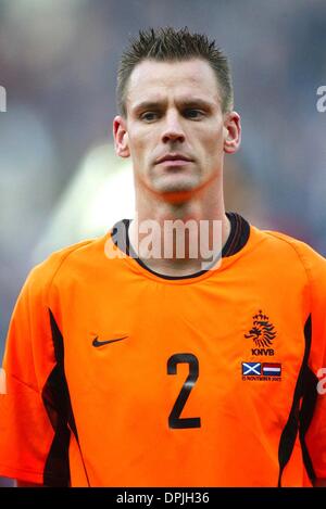 12. Mai 2006 - HAMPDEN PARK, GLASGOW, Schottland - ANDRE OOIJER. HOLLAND. SCHOTTLAND V HOLLAND. HAMPDEN PARK, GLASGOW, SCOTLAND.15/11/2003.DIE19414. K47872. VORSCHAU WM 2006. (Kredit-Bild: © Globe Photos/ZUMAPRESS.com) Stockfoto