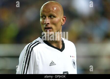 12. Mai 2006 - Deutschland V Republik Irland - CARSTEN JANCKER. DEUTSCHLAND & FC BAYERN MÜNCHEN FC. IBARAKI KASHIMA STADIUM, IBARA. DEUTSCHLAND V REPUBLIK VON IRELAND.05/06/2002.DIB4979. K47872. VORSCHAU WM 2006. (Kredit-Bild: © Globe Photos/ZUMAPRESS.com) Stockfoto