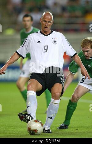 12. Mai 2006 - Deutschland V Republik Irland - CARSTEN JANCKER. DEUTSCHLAND & FC BAYERN MÜNCHEN FC. IBARAKI, IBARAKI, JAPAN. DEUTSCHLAND V REPUBLIK VON IRELAND.05/06/2002.DI3257. K47872. VORSCHAU WM 2006. (Kredit-Bild: © Globe Photos/ZUMAPRESS.com) Stockfoto