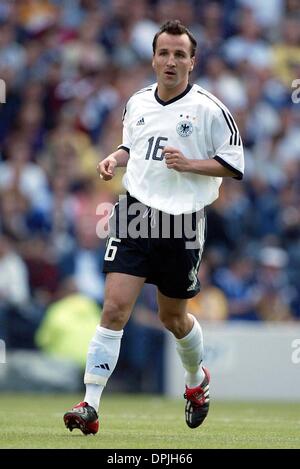 12. Mai 2006 - HAMPDEN PARK, GLASGOW, Schottland - JENS JEREMIES. Deutschland. SCHOTTLAND GEGEN DEUTSCHLAND. HAMPDEN PARK, GLASGOW, SCOTLAND.07/06/2003.DID13980. K47872. VORSCHAU WM 2006. (Kredit-Bild: © Globe Photos/ZUMAPRESS.com) Stockfoto