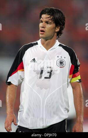 MICHAEL BALLACK. DEUTSCHLAND & FC BAYERN MÜNCHEN FC. HOLLAND GEGEN DEUTSCHLAND. ROTTERDAM,HOLLAND.17/08/2005.DII35905. K47872. VORSCHAU WM 2006 Stockfoto