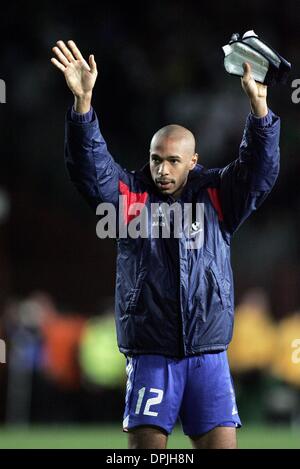 THIERRY HENRY. FRANKREICH & ARSENAL FC. REPUBLIK VON IRLAND V FRANKREICH LANSDOWNE ROAD,DUBLIN.07/09/2005.DIJ36942. K47872. VORSCHAU WM 2006 Stockfoto